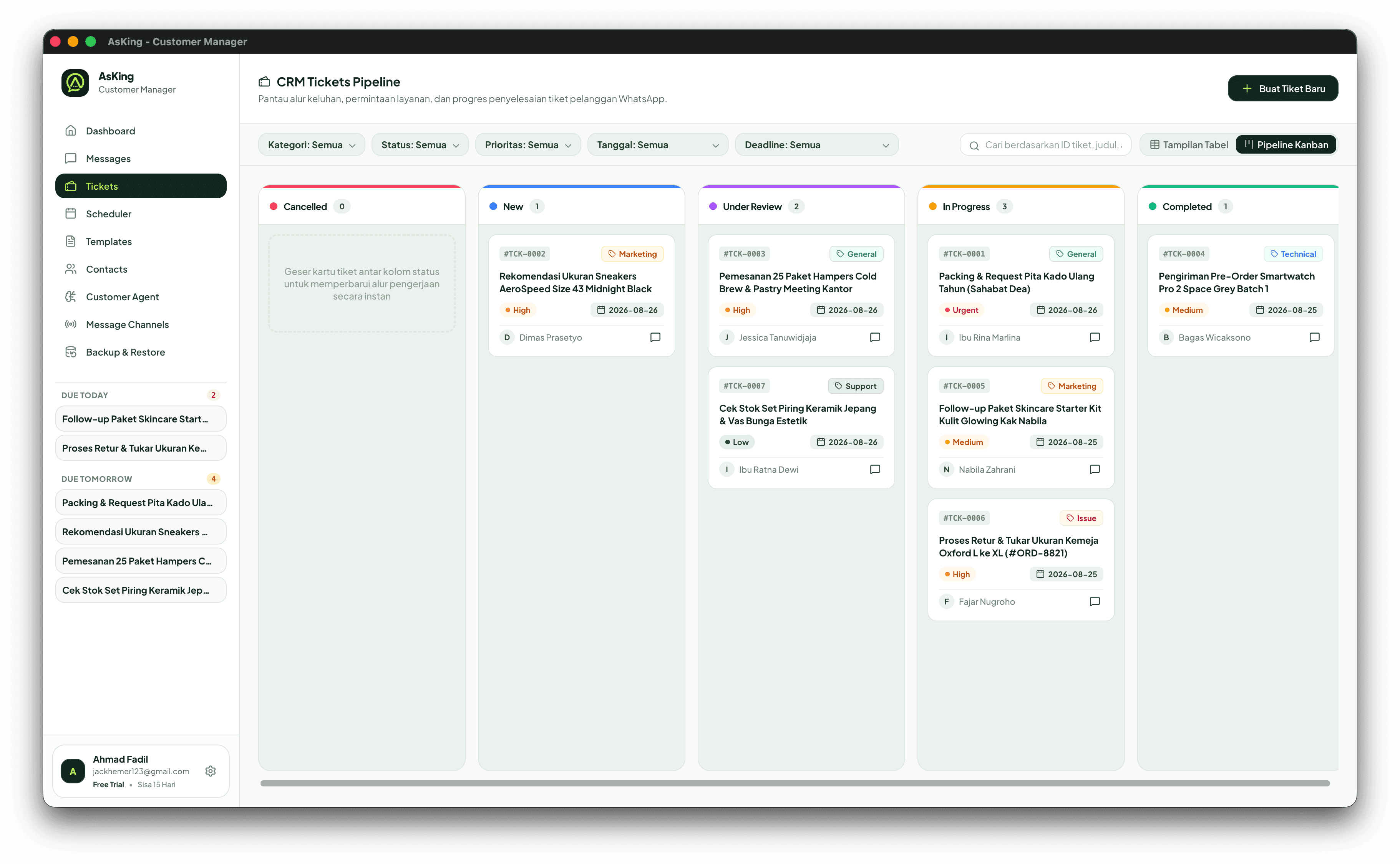 Tiket Kanban